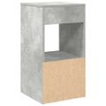 vidaXL Nočné skrinky so zásuvkou 2 ks betónovo sivé 35x34x66,5 cm