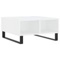vidaXL Konferenčný stolík biely 60x60x30 cm kompozitné drevo