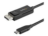 4K USB-C na DP kábel (CDP2DP2MBD) - Kábel DisplayPort - USB-C (samec) do DisplayPort (samec) - USB 3.1 / Thunderbolt 3 / DisplayPort 1.2 - 2 m - podporuje 4K, aktívny - čierna