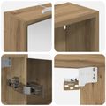 vidaXL Set kabinetov do kúpeľne 3 ks 106 x 16 x 62,5 cm