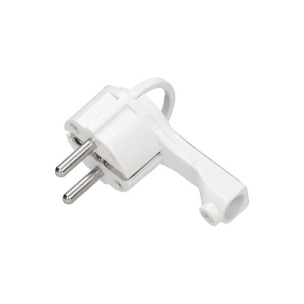 Vidlica ORNO OR-AE-1379/W uhlová pre predlžovací kábel, biela