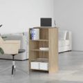 vidaXL Recepčný pult, dub sonoma, 55x50x103,5 cm, imitácia dreva