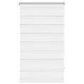 vidaXL Zebrová roleta 70,9x120 cm Šírka látky 66,7 cm biela