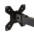 vidaXL Držiak monitora čierny oceľový VESA 75/100 mm
