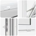vidaXL Podkrovné okno RISOR 110 x 40 cm PVC a sklo