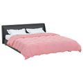 vidaXL Prikrývka na celý rok 240 x 260 cm 4 ročné obdobia Ružová