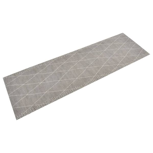 vidaXL Kuchynský koberec umývateľný kosoštvorec 60x180 cm zamat