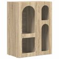 vidaXL Servírovacia skriňa ELST Sonoma dub 59 x 35 x 80.5 cm