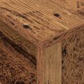 vidaXL Koncový stôl Staré drevo 40,5 x 40 x 45 cm Kompozitné drevo