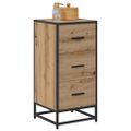 vidaXL Servírovacia skriňa Remeselný dub 35,5 x 35 x 76 cm