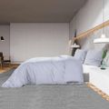 vidaXL Súprava obliečok sivá 200x220 cm ľahké mikrovlákno