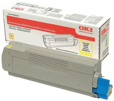OKI toner žltý do C612 (6 000 strán)