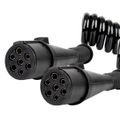 Špirálový kábel TIR 2x 7 PIN typ N 5m 24V AMIO-04380