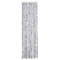 vidaXL Záves proti hmyzu, biely a sivý 56x200 cm, ženilka