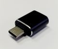 Redukcia USB A - USB C, čierna