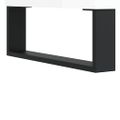 vidaXL Komoda lesklá biela 34,5x34x90 cm spracované drevo