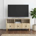 vidaXL TV skrinka 102 x 34,5 x 50 cm Sonoma dub Konštruované drevo