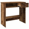 vidaXL Písací stôl staré drevo 80x40x75 cm kompozitné drevo
