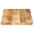 vidaXL Stolová doska živá hrana 60x40x3,8 cm masívny surový mangovník