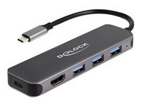 Rozbočovač - 3 x USB 3.2 Gen 1 + 1 x USB-C (napájanie) + 1 x HDMI - desktop