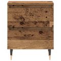 vidaXL Nočný stolík 2 ks Staré drevo 40 x 35 x 50 cm Kompozitné drevo