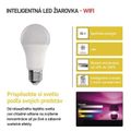 LED žiarovka EMOS ZQW515R GoSmart WIFI A65 / E27 / 11 W (75 W) / 1 050 lm / RGB / stmievateľná