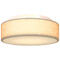 vidaXL Stropná lampa so bodmi Sivohnedá 38 x 38 x 13,5 cm látka