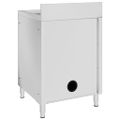 vidaXL Gastro kuchynský drez so skrinkou 60x60x96 cm nehrdzavejúca oceľ