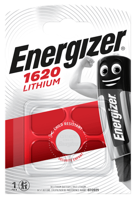 Energizer CR1620 1ks lítiová gombíková batéria EN-E300163800