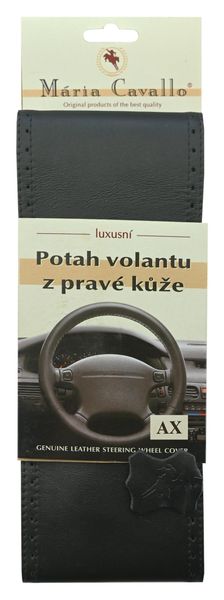 Potah volantu omotávací z pravej kože AX čierny