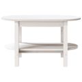 vidaXL Konferenčný stolík biely 80x45x45 cm borovicový masív