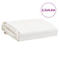 vidaXL Celta biela 2,5x4,5 m 650 g/m²