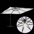 vidaXL Roma Parasol Béžová 286 x 284 x 270 cm Hliník a polyester
