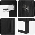vidaXL Highboard 2 ks Čierny dub 69,5 x 34 x 180 cm Kompozitné drevo