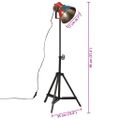 vidaXL Podlahová lampa 25 W viacfarebná 35x35x65/95 cm E27