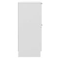 vidaXL Komody 2 ks biele 30x30x70 cm spracované drevo
