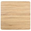 vidaXL Bistro stolík svetlohnedý 80x80 cm MDF
