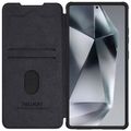 Nillkin qin pro leather case samsung S25 ultra  čierne