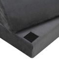 vidaXL 44 x 29 x 17 cm Pevný PU pena Sivá