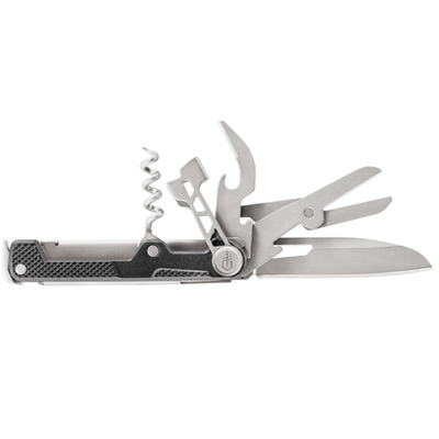 Gerber 31-003829 ArmBar Cork Onyx multifunkčný nôž 6,3 cm, čierna, hliník, 8 funkcií