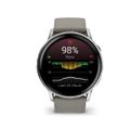 GARMIN VENU 4, Smart hodinky, Silver + Gray 45
