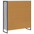 vidaXL Knižnica 99,5 x 30 x 108 cm Kompozitné drevo Sivý Sonoma