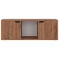 vidaXL TV skrinka, hnedý dub 88,5x27,5x30,5 cm, kompozitné drevo