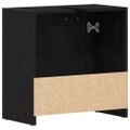 vidaXL Skrinka na umývadlo čierna dub 60x33x60 cm kompozitné drevo
