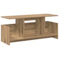 vidaXL TV stolík 102 x 35 x 45 cm Remeselný dub Kompozitné drevo