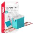 Poistka JAPVAL PAL samec 62mm 20A AMIO-03426
