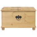vidaXL Úložný box Corona 90x78x45 cm borovicový masív