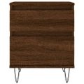 vidaXL Nočné stolíky 2 ks hnedý dub 40x35x50 cm kompozitné drevo