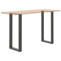 vidaXL Nohy barového stola v tvare U, 2 ks, antracitové, 50 x (100-101) cm, oceľ