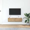 vidaXL TV skrinka 100 x 31 x 25,5 cm dub artisan Kompozitné drevo
